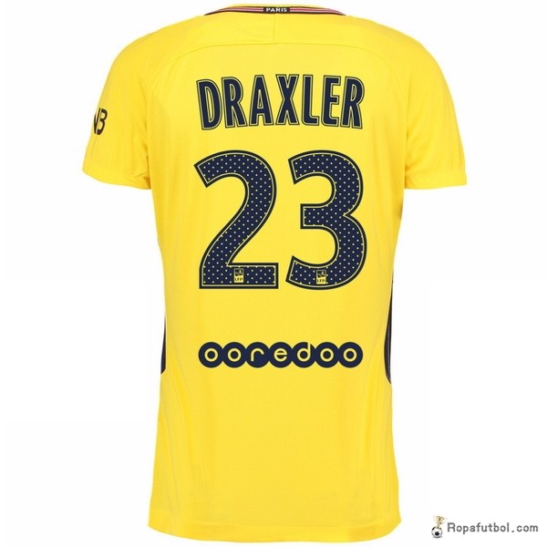 Camiseta Paris Saint Germain Replica Segunda Ropa Draxler 2017/18